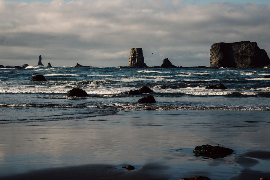 Rockforms in the surf 2