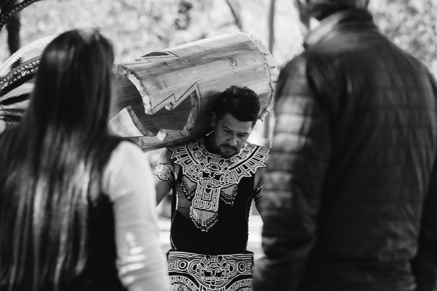 Aztec drummer